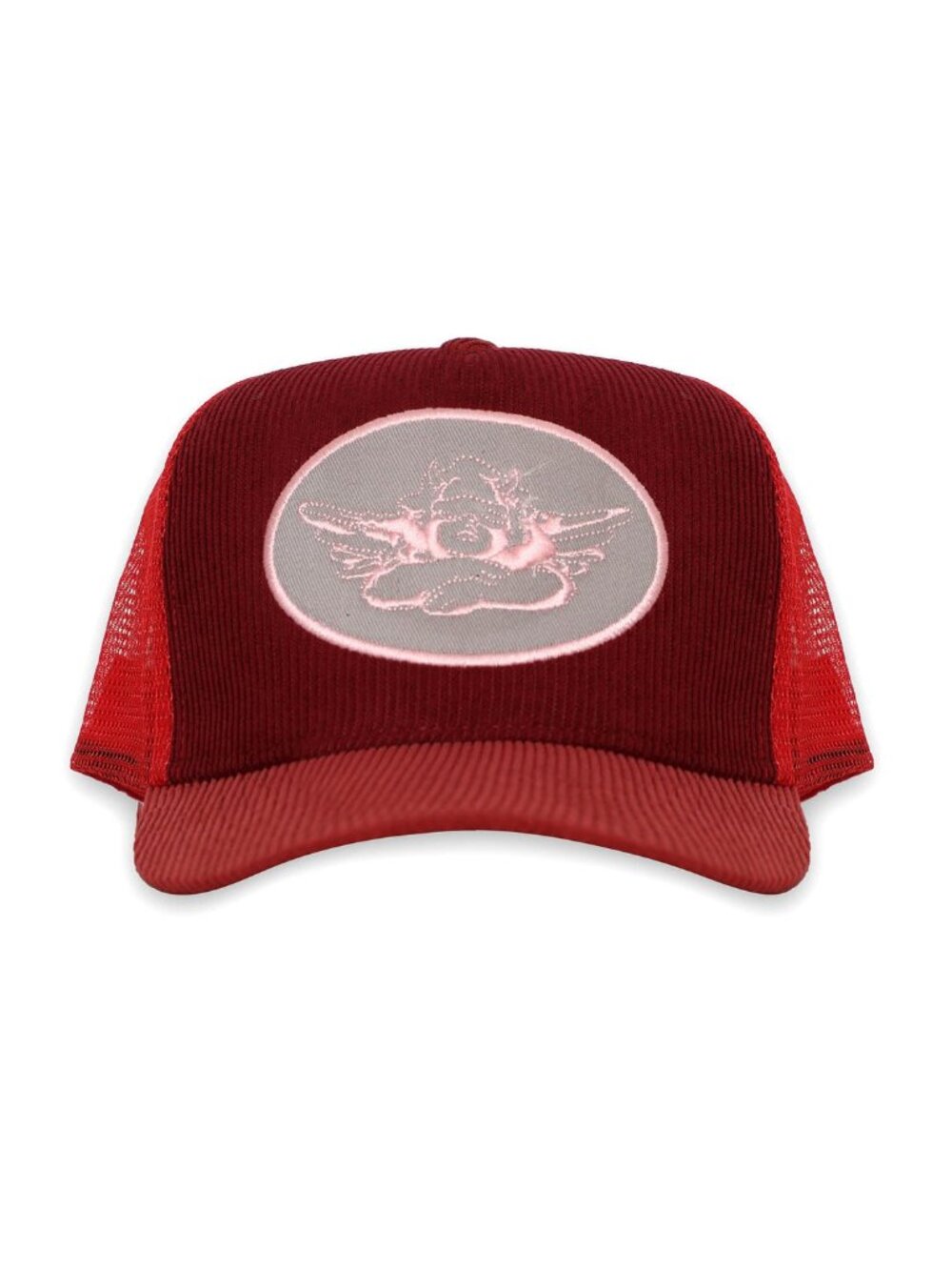 BOYS LIE Merlot Corduroy Trucker Hat NEW